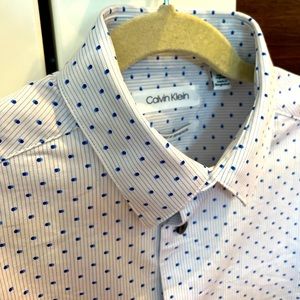 Calvin Klein slim fit-stretch boys shirt size 12